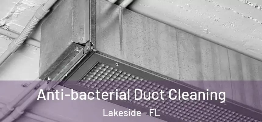 Anti-bacterial Duct Cleaning Lakeside - FL